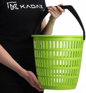 Kosz na pranie Kadax KADAX Kosz Wiadro 12L Ażurowy Na Owoce Pranie 5