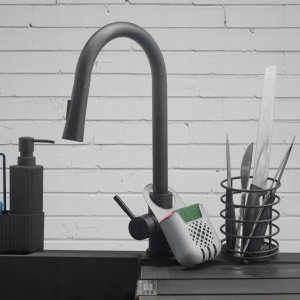 Kadax KADAX Organizer Na Gąbkę Uchwyt Do Zlewu Z Gąbką Kuchenny Przybornik Szary 4