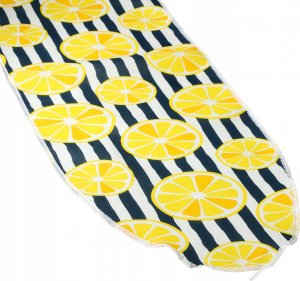 Kadax KADAX Pokrowiec Na Deskę Do Prasowania Podkład Naciągany 126x45 cm Cytryny 6