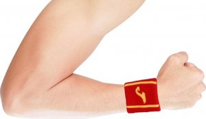 Joma FROTKA OPASKA NA RĘKĘ PODWÓJNA JOMA GAME CZERWONO ŻÓŁTA 3