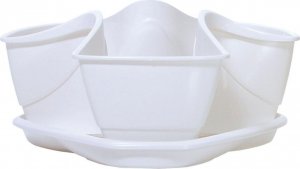 Prosperplast OGRÓD WERYKALNY DONICZKA KASKADA DO ZIÓŁ - BIAŁY 6