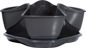 Prosperplast OGRÓD WERYKALNY DONICZKA KASKADA DO ZIÓŁ - GRAFIT 3