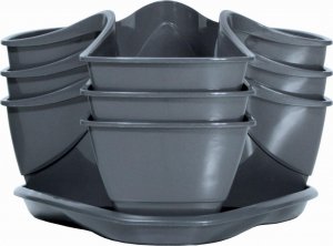 Prosperplast OGRÓD WERYKALNY DONICZKA KASKADA DO ZIÓŁ - GRAFIT 5