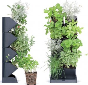Prosperplast KWIETNIK OGRÓD WERTYKALNY STOJĄCY ANTRACYT 2