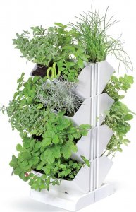 Prosperplast KWIETNIK OGRÓD WERTYKALNY STOJĄCY BIAŁY 3