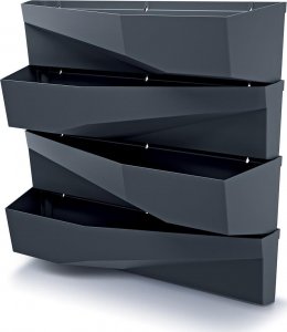 Prosperplast KWIETNIK OGRÓD WERTYKALNY 4SET ANTRACYT 2