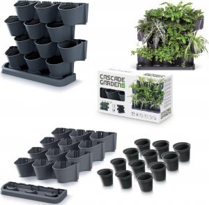 Prosperplast KWIETNIK OGRÓD WERTYKALNY STOJĄCY ANTRACYT 4