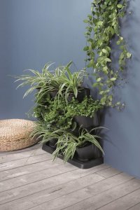 Prosperplast KWIETNIK OGRÓD WERTYKALNY STOJĄCY ANTRACYT 7