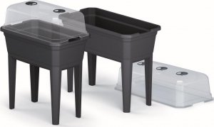Prosperplast SZKLARNIA STOJĄCA ROZSADNIK RESPANA SET ECOLINE* ANTRACYT 7