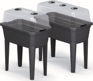 Prosperplast SZKLARNIA STOJĄCA ROZSADNIK RESPANA SET ECOLINE* ANTRACYT 8