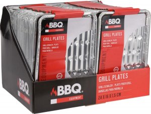 BBQ ALUMINIOWE TACKI NA GRILLA 24x16cm 4SZT 4