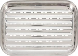 BBQ BLASZKA TACKA DO GRILLOWANIA 34,5x24CM STAL NIERDZEWNA 4