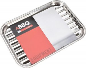 BBQ BLASZKA TACKA DO GRILLOWANIA 34,5x24CM STAL NIERDZEWNA 5