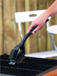 BBQ SZCZOTKA DO CZYSZCZENIA RUSZTU 3w1 37CM 3