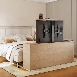 Maclean Uchwyt elektryczny wysuwany do telewizora Maclean, TUYA, 37-80, VESA 600x400, max 60kg, MC-866T 3