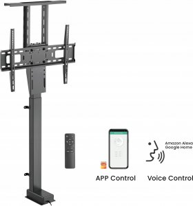 Maclean Uchwyt elektryczny wysuwany do telewizora Maclean, TUYA, 37-80, VESA 600x400, max 60kg, MC-866T 4