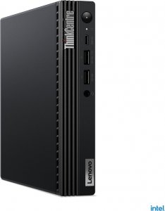 Komputer Lenovo Lenovo ThinkCentre M70q Gen4 12E3 - Mini - Core i3 13100T / 2.5 GHz - RAM 8 GB - SSD 256 GB - TCG Opal Encryption 2, NVMe - UHD Graphics 730 - GigE, 802.11ax (Wi-Fi 6E) - WLAN: Bluetooth 5.1, 802.11a/b/g/n/ac/ax (Wi-Fi 6E) - Win 11 Pro - M 1