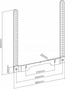 Maclean Uchwyt VESA do TV na Sonos Ray Maclean, 2kg, MC-975 5