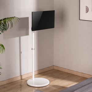 Maclean Mobilny stojak podłogowy na monitor/TV Maclean, sprężyna gazowa, 17"-35", 2-10kg, biały, MC-970W 3