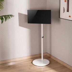 Maclean Mobilny stojak podłogowy na monitor/TV Maclean, sprężyna gazowa, 17"-35", 2-10kg, biały, MC-970W 7