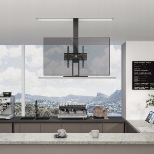 Maclean Uchwyt elektryczny sufitowy wysuwany do telewizora Maclean, 32-55, VESA 400x400, max 50kg, MC-976 3