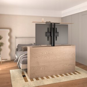 Maclean Uchwyt elektryczny sufitowy wysuwany do telewizora Maclean, 32-55, VESA 400x400, max 50kg, MC-976 6