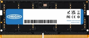 Pamięć do laptopa Origin Origin Storage 16GB DDR5 4800MHz SODIMM 1Rx8 Non-ECC 1.1V, 16 GB, 1 x 16 GB, DDR5, 4800 MHz, 262-pin SO-DIMM 1