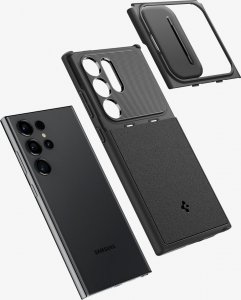 Spigen Spigen Optik Armor - Etui do Samsung Galaxy S24 Ultra (Czarny) 4