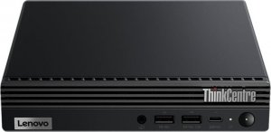 Komputer Lenovo Lenovo ThinkCentre M70q Gen 3 11T3 - Mini - Core i5 12400T / 1.8 GHz - RAM 8 GB - SSD 256 GB - NVMe - UHD Graphics 730 - GigE - WLAN: 802.11a/b/g/n/ac/ax, Bluetooth 5.1 - Win 11 Pro - Monitor: keiner - Tastatur: Deutsch - Raven Black - Top 1