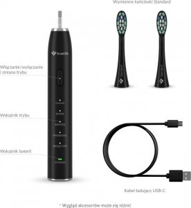 Szczoteczka TrueLife SonicBrush Clean30 Czarna 8