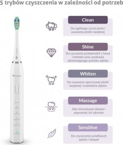 Szczoteczka TrueLife SonicBrush Clean30 Biała 2