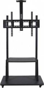 VETOUSON STOJAK do monitora interaktywnego Stojak TV do telewizora 43-86 cali KART-1800A mobilny 12