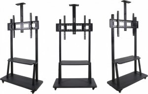 VETOUSON STOJAK do monitora interaktywnego Stojak TV do telewizora 43-86 cali KART-1800A mobilny 13