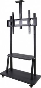 VETOUSON STOJAK do monitora interaktywnego Stojak TV do telewizora 43-86 cali KART-1800A mobilny 14