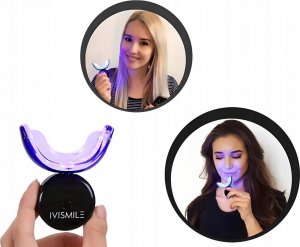 IVISMILE Zestaw do wybielania zębów z lampą LED 7