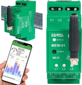 Zamel MONITOR ENERGII ELEKTRYCZNEJ MEW-01/MRP TRÓJFAZOWY ZAMEL 1