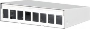 Metz METZ CONNECT Obudowa AP Keystone 8-portowa, czysta biel RAL9010 1