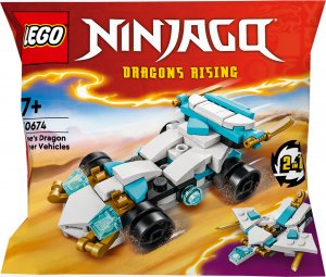 LEGO Ninjago Smocza moc Zane’a — pojazdy (30674) 1