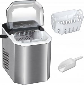 Kostkarka do lodu MPM Mobilna srebrna MKD-04M 4