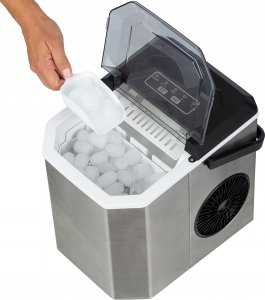 Kostkarka do lodu MPM Mobilna srebrna MKD-04M 6