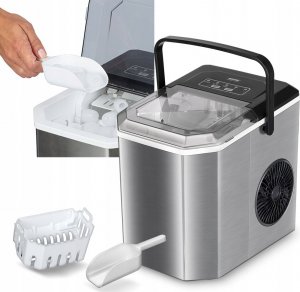 Kostkarka do lodu MPM Mobilna srebrna MKD-04M 8