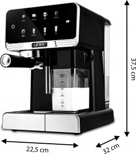 Ekspres ciśnieniowy Yoer Creamo EMF03BK 13