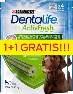 Purina Purina Dentalife Activefresh Large 142g+142g GRATIS 1