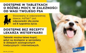 Elanco ELANCO AdTab 900mg tabletka na pchły i kleszcze dla psów >22 - 45 kg 4