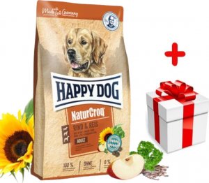 Happy Dog HAPPY DOG Natur- Croq wołowina i ryż 15kg + niespodzianka dla psa GRATIS! 1
