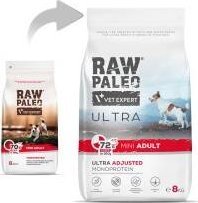 Raw Paleo Vetexpert Ultra Beef Adult Mini 8kg 2