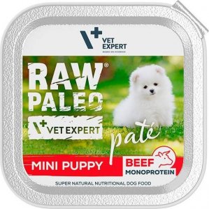 Raw Paleo Vetexpert RAW PALEO PATE MINI puppy beef 150g - wołowina tacka 1