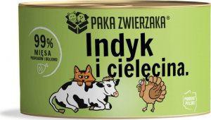 Paka Zwierzaka Paka Zwierzaka- karma mokra dla kota Indyk i cielęcina 200g 1