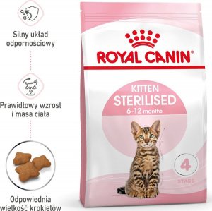 Royal Canin ROYAL CANIN Kitten Sterilised 2kg + niespodzianka dla kota GRATIS! 1