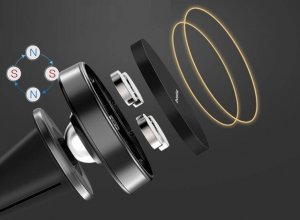 Boste Saucer Series - Uchwyt magnetyczny do samochodu do kratki nawiewu 3